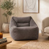 icon Natalia Jumbo Corduroy Bean Bag Armchair in Charcoal