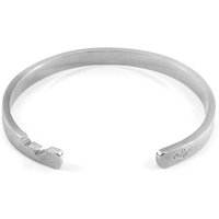 ANCHOR & CREW Men's Axton Anchor Cutout Wayfarer Silver Bangle