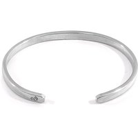 ANCHOR & CREW Women's Reynolds Element Midi Geometric Silver Bangle | Size: 19 cm