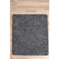 FWStyle 100% Cotton Dirt Stopper Anti Slip Door Mat 50x75cm - Pearl in Dark Grey | Size: 50 cm x 75 cm