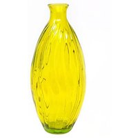 Verano Spanish Ceramics Glass Ola Home Décor Medium Tall Vase (H) 31cm in Yellow