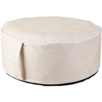 idooka Inflatable Cream Leaf Outdoor Garden Pouffe