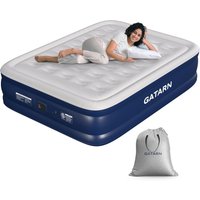 King Air Bed Inflatable Air Mattress Built Electric Pump Blow Up Bed