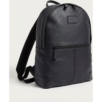 Barneys Originals Real Leather Backpack in Black