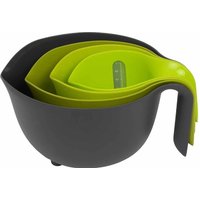 Mixing Food Prep Set Colander Measuring Jug Non Slip 4 Piece Set
