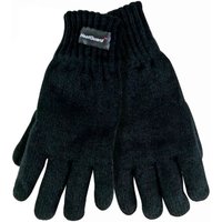 Thinsulate Boy's Soft Thermal Winter Knitted Gloves in Black | Size: 12-13 Years