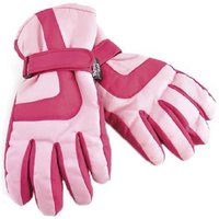 Thinsulate Boy's 3M Lined Waterproof Thermal Ski Gloves in Pink | Size: 10-11 Years