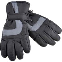 Thinsulate Boy's 3M Lined Waterproof Thermal Ski Gloves in Black | Size: 12-13 Years