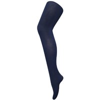 Sock Snob Women's 1 Pack 80 Den Opaque Coloured Soft Winter Fashion Tights in Navy | Size: Large