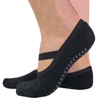 2 Pairs Cotton Non Slip Yoga Socks Straps