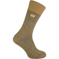 THMO Men's Thick Winter Thermal Socks with Seamless Toe in Beige | Size: 6-11