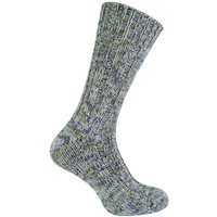 Sock Snob Men's 1 Pack Thick Warm 100% Wool Hiking & Walking Socks in Grey | Size: 6-11
