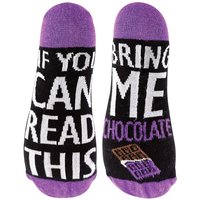 Sock Snob Men's 1 Pack If You Can Read This Socks Bring Me... Socks in Royal | Size: 6-11