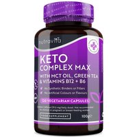 Nutravita Keto Complex Max 120 Vegetarian Capsules in White