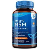 Nutravita MSM 2200mg 365 Vegan Tablets in White