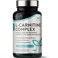 Nutravita L-Carnitine Complex 150 Vegan Capsules in White