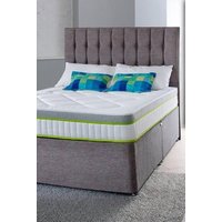 The Shire Bed Company Mode Comfort Open Coil Quilted Mattress in White | Size: Double