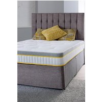 The Shire Bed Company Mode 1000 Count Pocket Sprung Tufted Mattress in White | Size: King