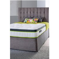 The Shire Bed Company Mode 1500 Count Pocket Sprung Tufted Mattress in White | Size: Super King