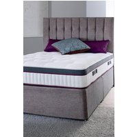 The Shire Bed Company Mode 2000 Count Pocket Sprung Tufted Mattress in White | Size: King