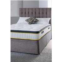 The Shire Bed Company Mode 3000 Count Pocket Sprung Tufted Mattress in White | Size: Super King