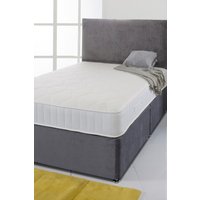The Shire Bed Company White Classic Cotton Hypoallergenic Memory Ortho Mattress | Size: Small Double