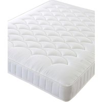 The Shire Bed Company White Classic Cotton Hypoallergenic Quilted Ortho Mattress | Size: Double