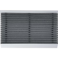 Nicoman Aluminium Barrier Dirt-Trapper Door Mat Grey Brush 60cm x 40cm | Size: 40 cm x 60 cm