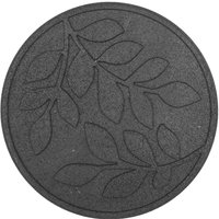 Nicoman Reversible Stepping Stone Leaf Design 46cm in Grey | Size: 1 Pack
