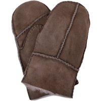 SNUGRUGS Childrens 100% Genuine Soft Sheepskin Mittens / Gloves with Thumb in Dark Grey | Size: Medium
