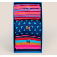 Oswin Hyde Men's Warf 3-Pack Cotton Socks