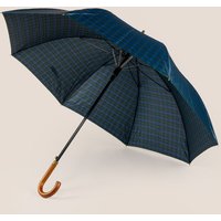 Oswin Hyde Men's Jaxon Handcrafted Umbrella in Blue