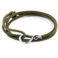 & Heysham Silver & Rope Bracelet