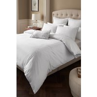 Samantha Faiers Home 'Alice' Embroidery Polycotton Duvet Cover Set in White | Size: King