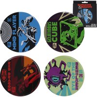Dungeons & Dragons Monsters Set of 4 Printed Metal Coasters