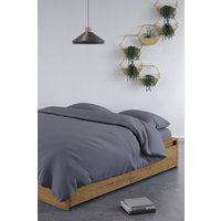 Panda London 100% Bamboo Duvet Cover in Dark Grey | Size: King
