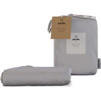 Panda London 100% Bamboo Duvet Cover - Cot & Cotbed in Mid Grey | Size: Junior