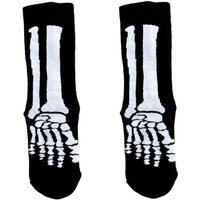 Squelch Wellies Childs Wellie Socks 3-6 Yrs X-Ray in Black | Size: 3-6 Years