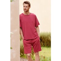 Oiler & Boiler Men's Tangier Garment Dye Tee in Dark Red | Size: Large