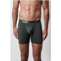 Arlo Hudson Men's Plain Tencel™ Boxer in Dark Green | Size: Large