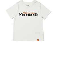 Lucy & Sam Offwhite Not In The Mood Short Sleeve Tee in Off-White | Size: 18-24 m