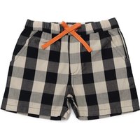 Lucy & Sam Black Check Shorts | Size: 3-4 Years