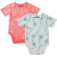 & Peacock 2 Pack Bodysuits m