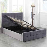 Bunk Bed 3ft Single Pine Wooden Bedroom Furniture Grey Double