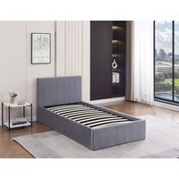 Bunk Bed 3ft Single Pine Wooden Bedroom Furniture Grey