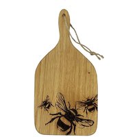 Selbrae House Oak Hanging Paddle - Small - Bee in Light Brown