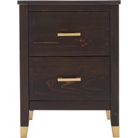 Cabinet Bits Palazzi 2 Drawer Bedside Table in Brown