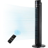 PureMate 43-inch Tower Fan w/ Air Purifier & Aroma Function, 3 Speed Settings, Large LED Display, 8-Hour Timer, Oscillating Portable Electric Floor