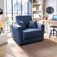 Olly Velvet Single Sofa Bed