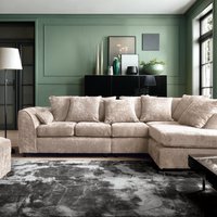 Harriet Crushed Chenille Large Right Facing Corner Sofa